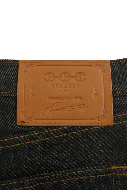 HOORSENBUHS Back Motif Embroidery Silver Hardware Size 34
