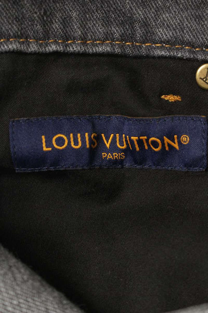 LOUISVUITTON 23AW Monogram Flower Denim Pants Size 32