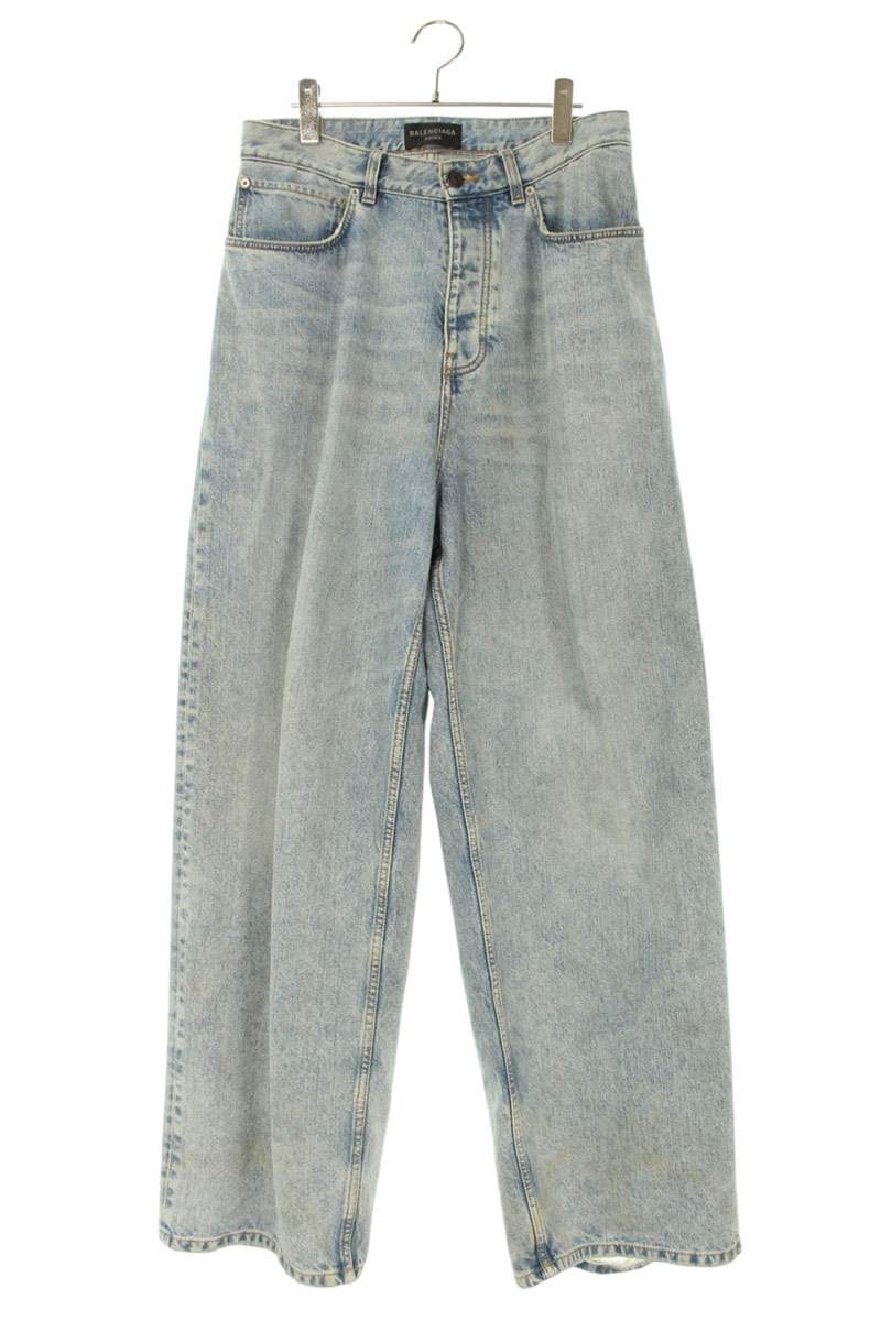 Balenciaga Denim Pants Blue Size XXS