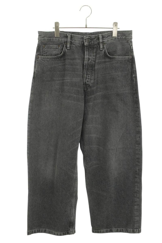 ACNE STUDIOS Ash Black Wide Straight Denim Black Size 29