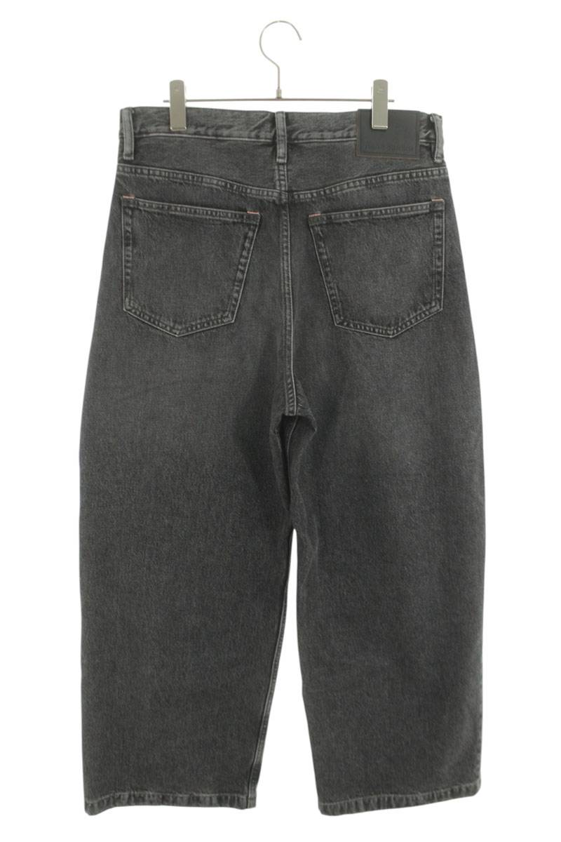 ACNE STUDIOS Ash Black Wide Straight Denim Black Size 29