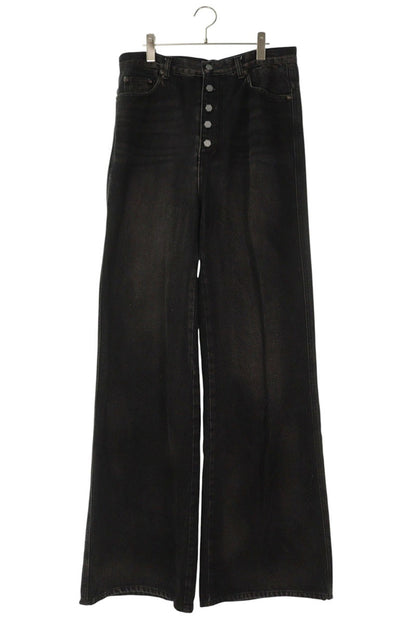 THUG CLUB CHIMERA Back Embellished Denim Black Size 34