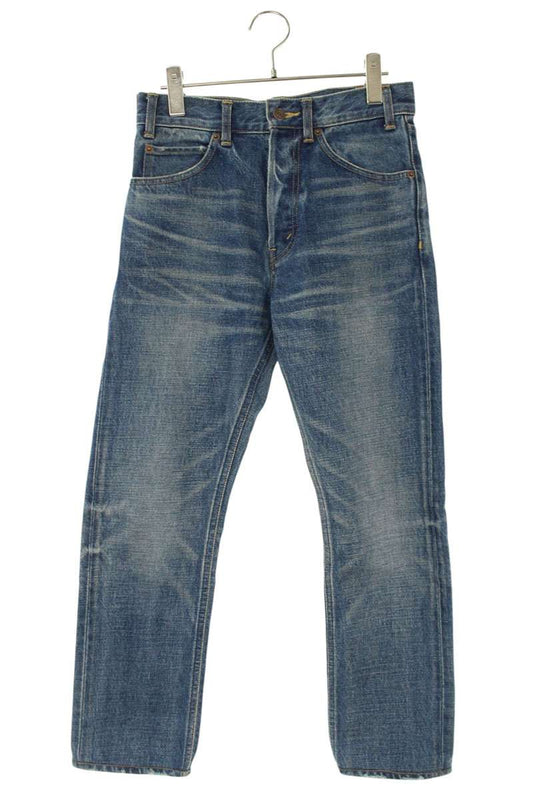 CELINE Loose Jeans Union Wash Slim Fit Denim Indigo Size 26