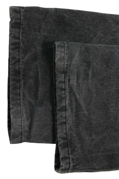 LOEWE Anagram Embroidered Baggy Denim Black Size 34