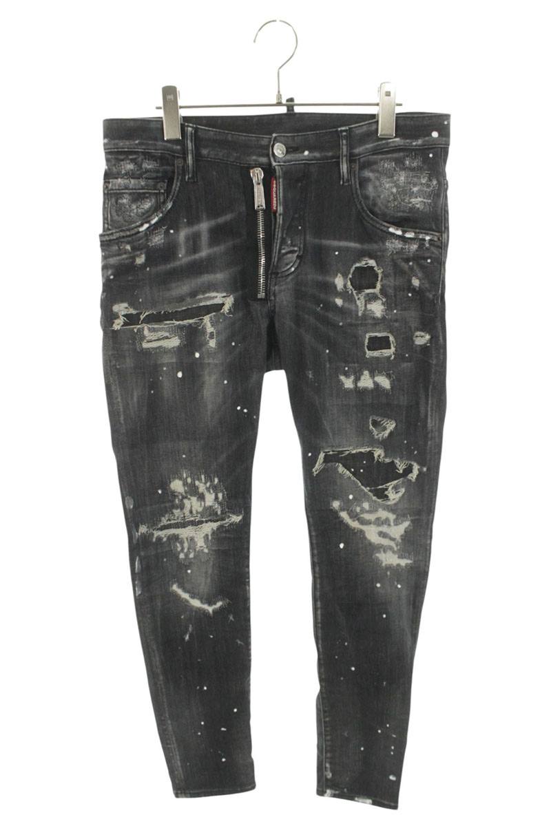 DSQUARED S74LB0998S30503 Distressed Stretch Jeans Size 33