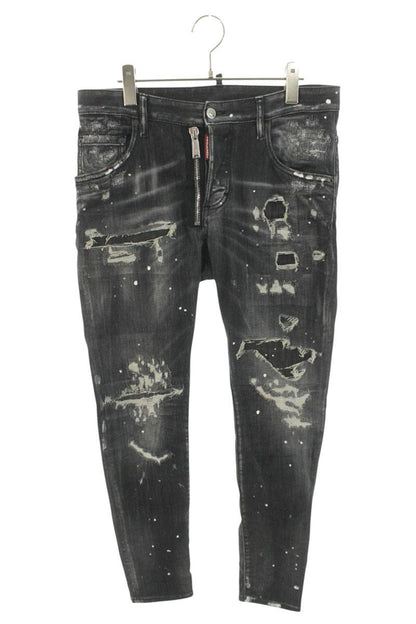 DSQUARED S74LB0998S30503 Distressed Stretch Jeans Size 33