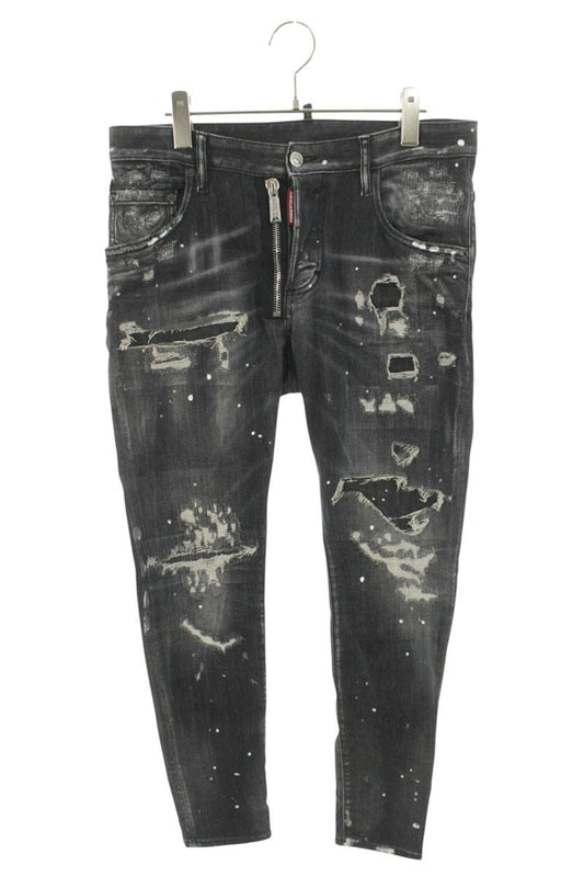 DSQUARED S74LB0998S30503 Distressed Stretch Jeans Size 33