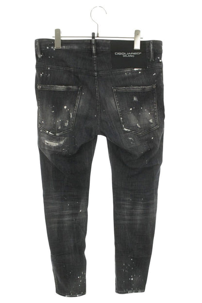 DSQUARED S74LB0998S30503 Distressed Stretch Jeans Size 33