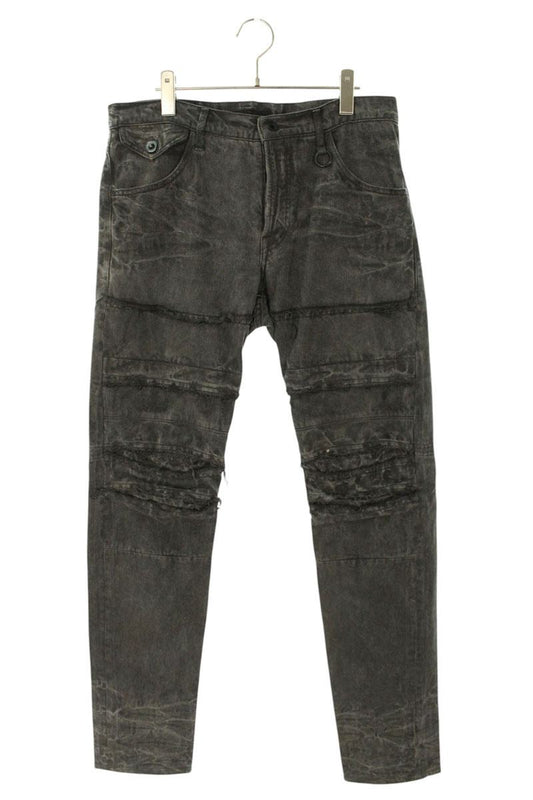 Julius 11AW Distressed Denim Pants Gray Size 3