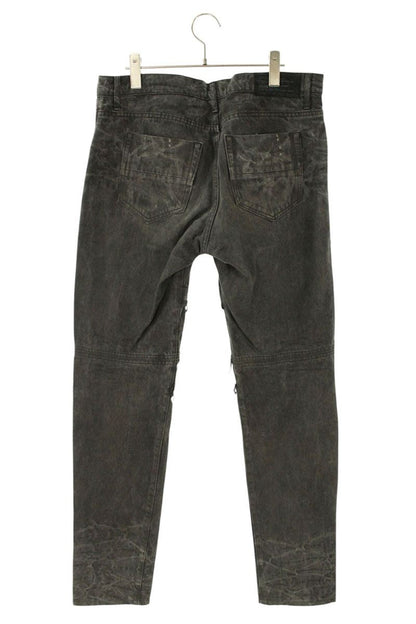 Julius 11AW Distressed Denim Pants Gray Size 3