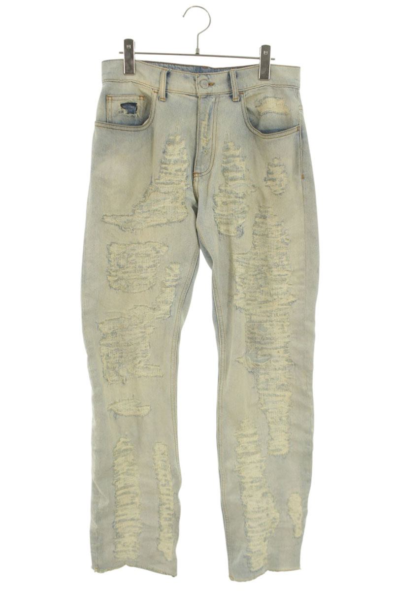 ALYX Distressed Mid-Rise Straight Denim Jeans Size 28