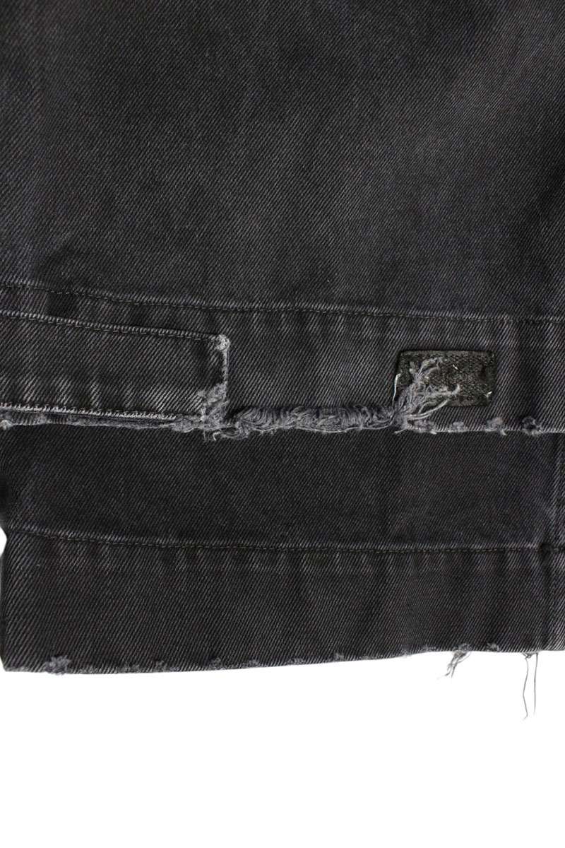 MARTIN ROSE 23AW Wide Leg Jean Denim Pants Black Size S