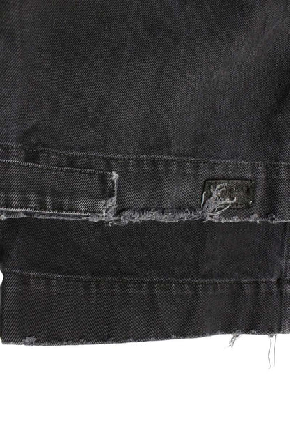 MARTIN ROSE 23AW Wide Leg Jean Denim Pants Black Size S