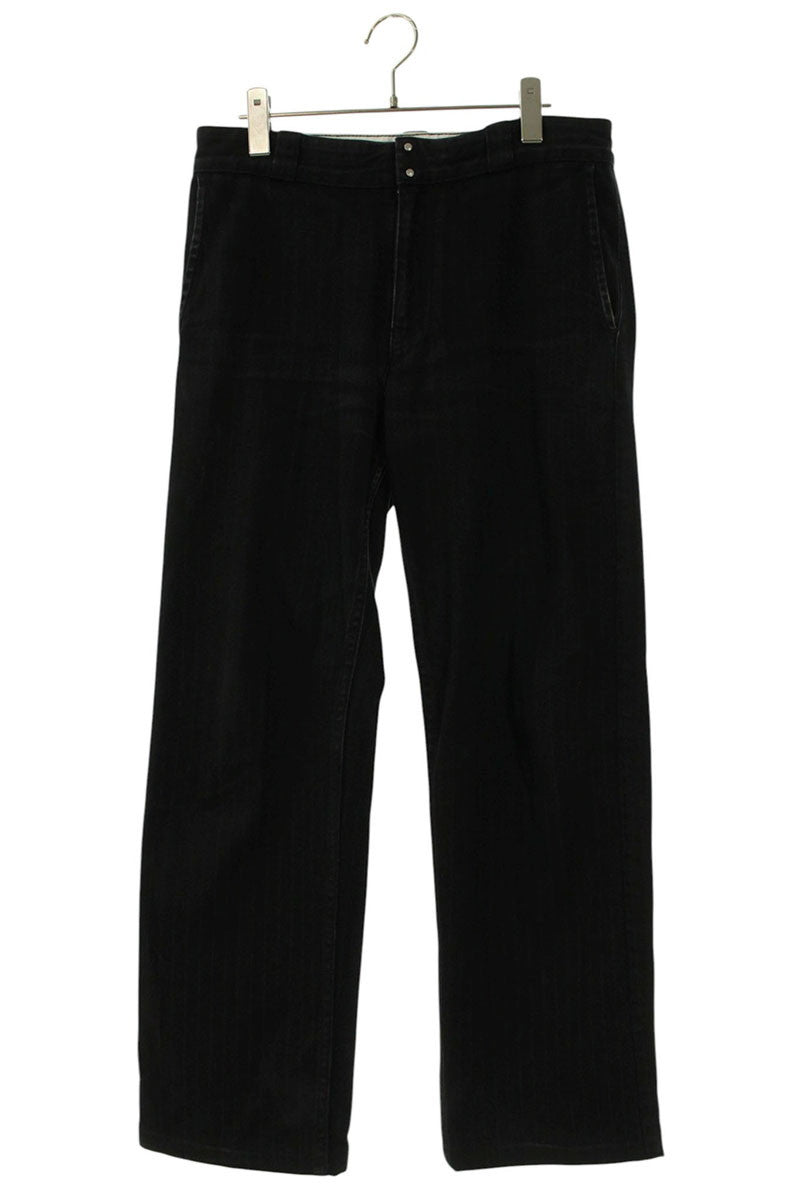 MINEDENIM Striped Denim Pants Black Size 7