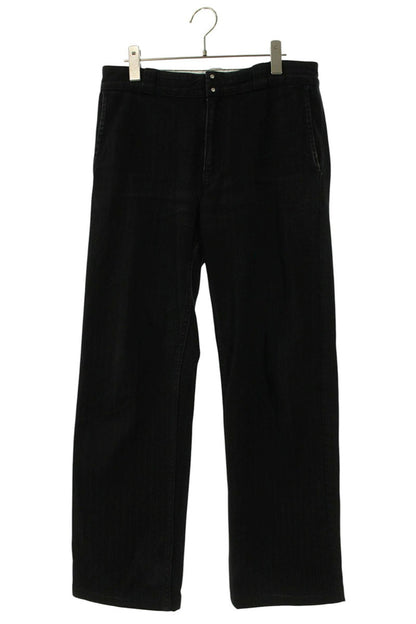 MINEDENIM Striped Denim Pants Black Size 7