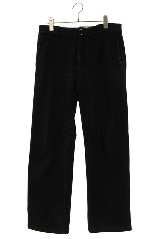MINEDENIM Striped Denim Pants Black Size 7