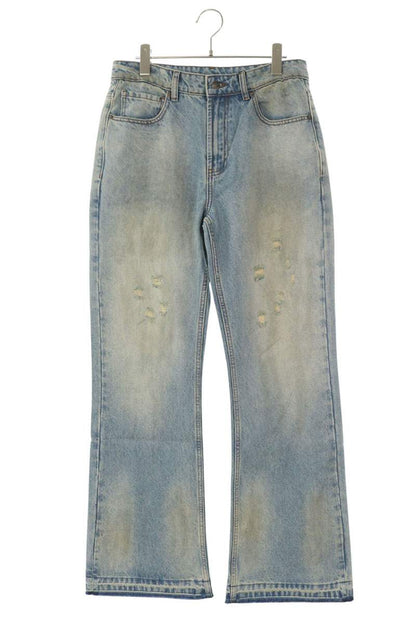 ROCKSTEADY RECORDS Washed Distressed Denim Pants Size 32