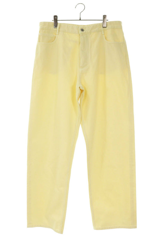 Bottega Veneta Yellow Button Fly Denim Pants Size 38