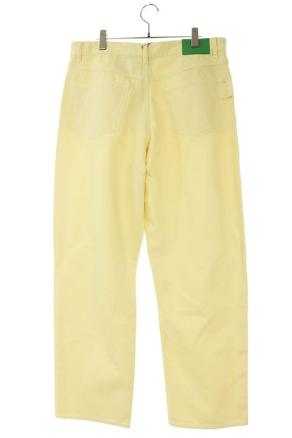 Bottega Veneta Yellow Button Fly Denim Pants Size 38