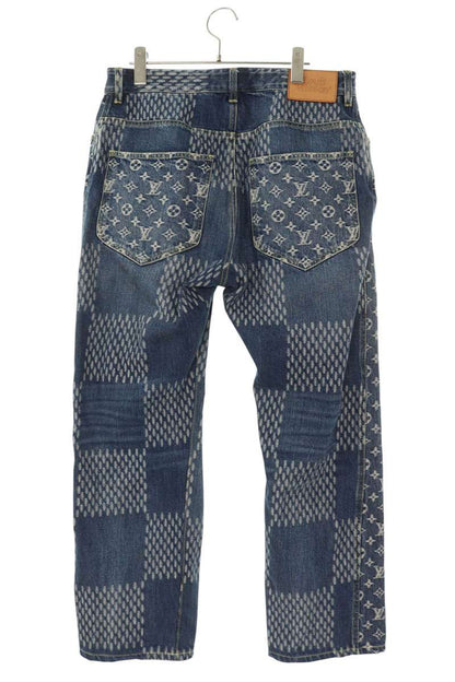 LOUISVUITTON Giant Damier Indigo Denim Size 32