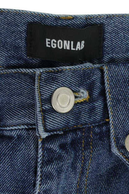 EGONLAB 23SS Stonewashed Atomic Distressed Flare Size 34