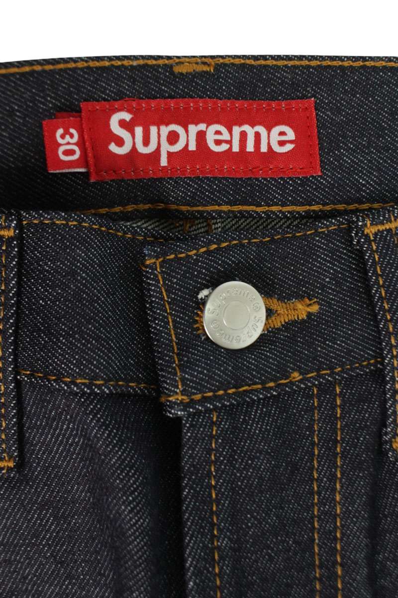 SUPREME 23AW Rigid Baggy Selvedge Jean Blue Size 30