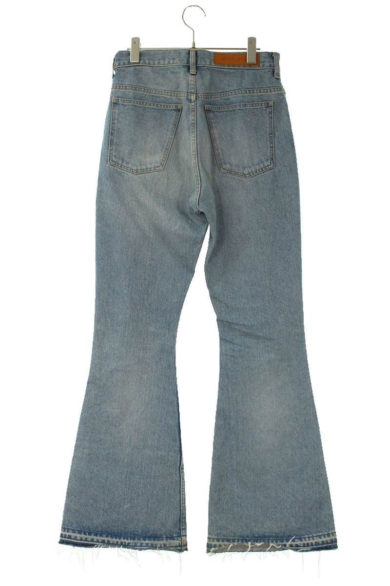 MASU K6PT002 Emblem Bell Flare Denim Pants Size 32