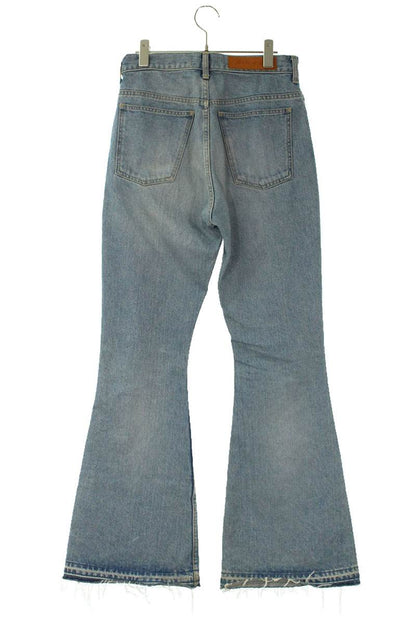 MASU K6PT002 Emblem Bell Flare Denim Pants Size 32