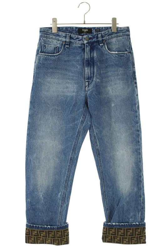 Fendi Distressed Denim Pants Blue Size 31