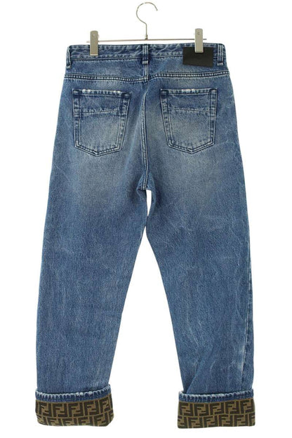 Fendi Distressed Denim Pants Blue Size 31