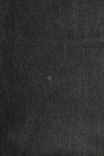 LOEWE Anagram Baggy Button-Fly Denim Pants Black Size 33