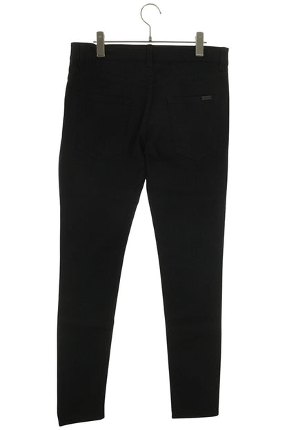 SAINT LAURENT PARIS Skinny Jeans Black Cotton Blend Size 31
