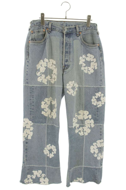 DENIM TEARS x READYMADE embroidery Reconstructed Denim Pants Size 30