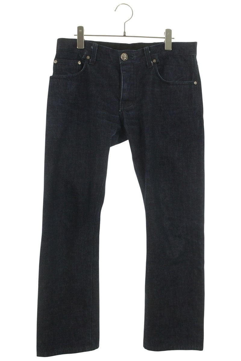 Chrome Hearts Cross Button Fly Washed Indigo Denim Size 32