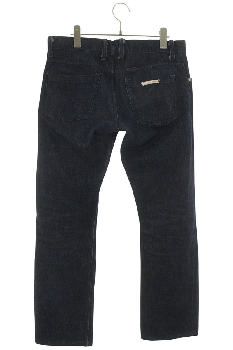 Chrome Hearts Cross Button Fly Washed Indigo Denim Size 32