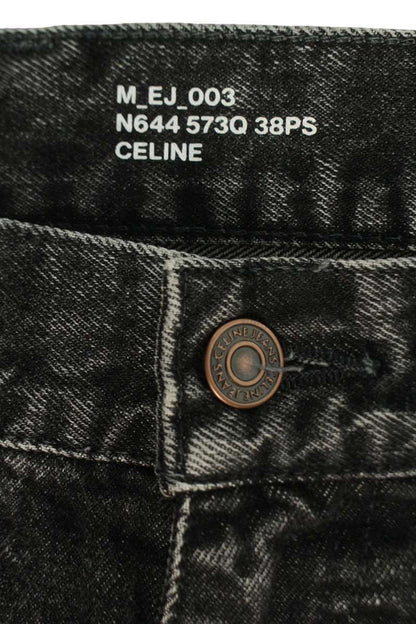 CELINE Elephant Fit Black Denim Pants Size 30