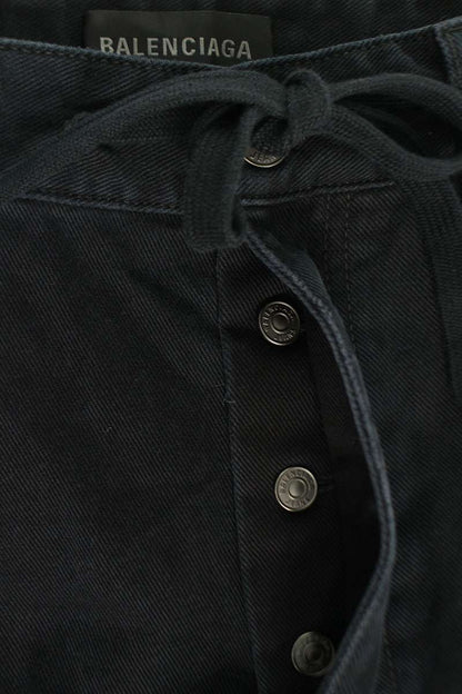 Balenciaga Denim Pants Black Size XXS