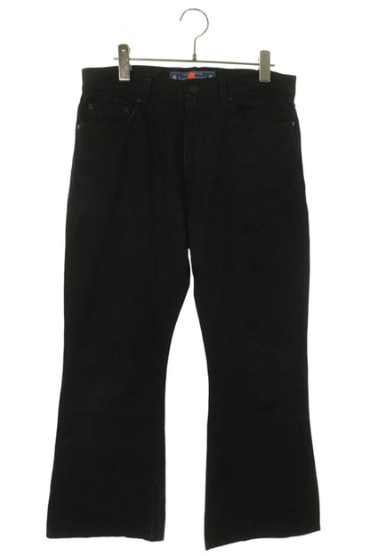 blackmeans Flare Denim Pants Black Size 34