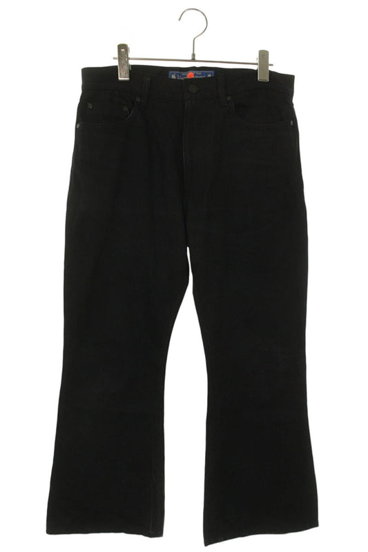 blackmeans Flare Denim Pants Black Size 34