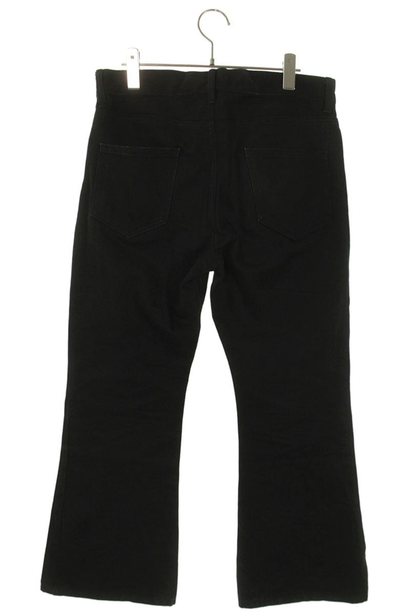 blackmeans Flare Denim Pants Black Size 34