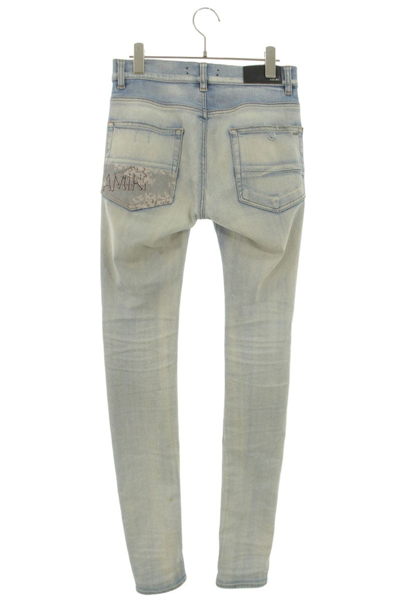 AMIRI Distressed Stretch Skinny Denim Pants Size 28