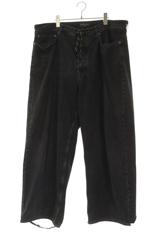 Balenciaga Denim Pants Black Size M