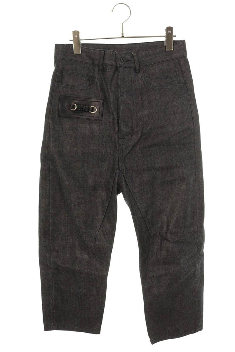 Rick Owens BKP Denim Pants Black Size 28