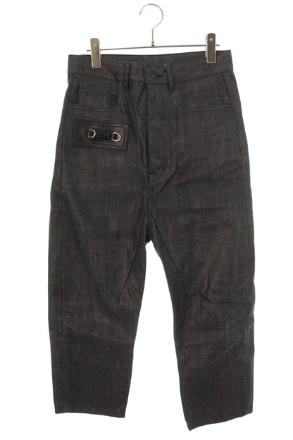 Rick Owens BKP Denim Pants Black Size 28