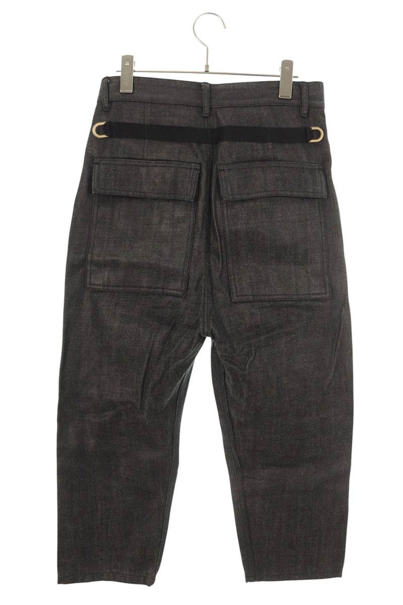 Rick Owens BKP Denim Pants Black Size 28