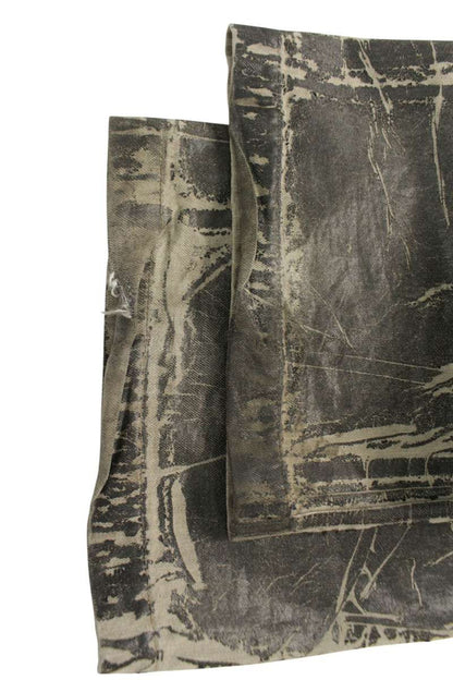 DRKSHDW 25AW GETH JEANS Coated Wide Denim Pants Gray Size 36