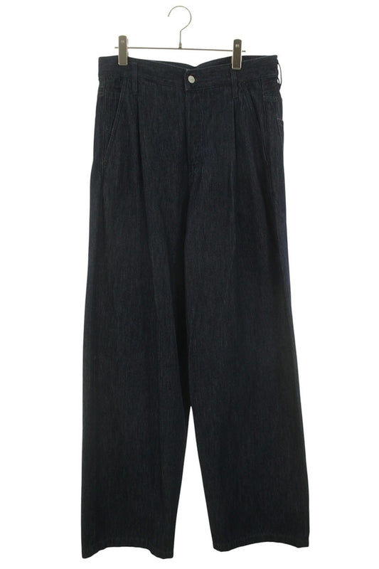 Dries Van Noten 25AW PENNING DEN Wide Denim Pants Blue Size 32