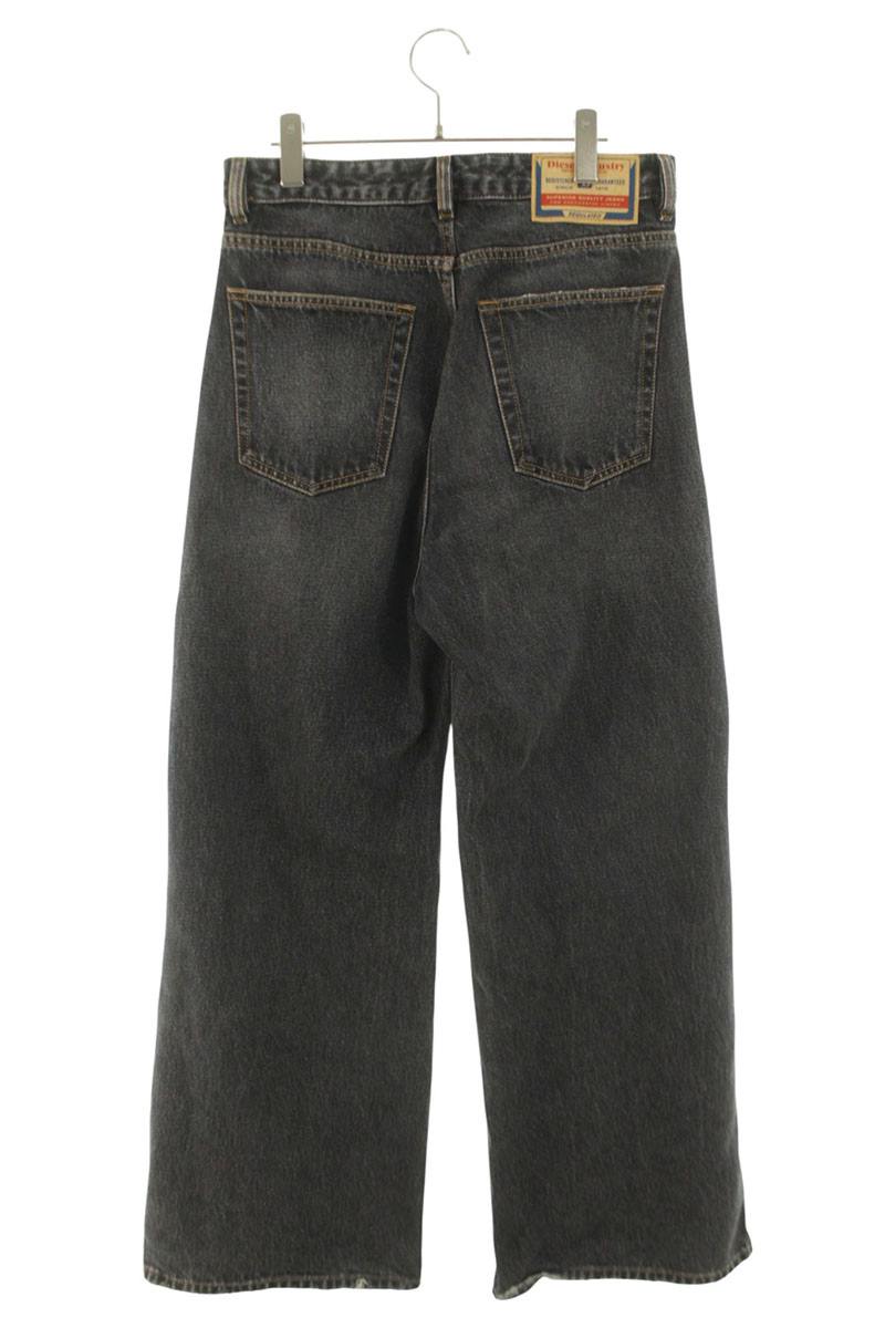 DIESEL Distressed Denim Pants Black Size 28