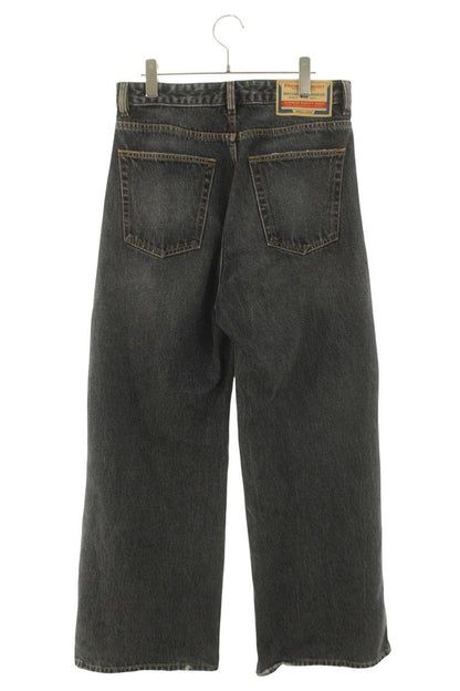 DIESEL Distressed Denim Pants Black Size 28