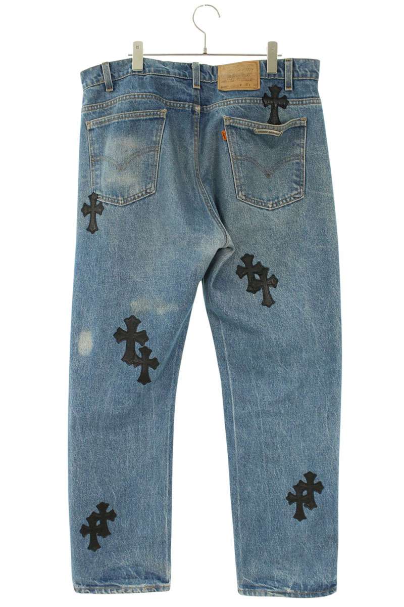 Chrome Hearts Lambskin Cross Patch 505 Denim Pants Size 36